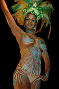 mireille body painting